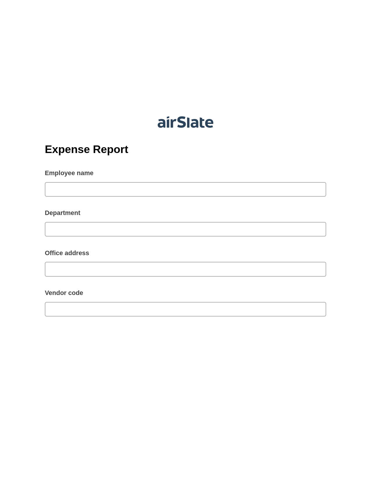Expense Report Pre-fill Document Bot, Audit Trail Bot, Post-finish Document Bot