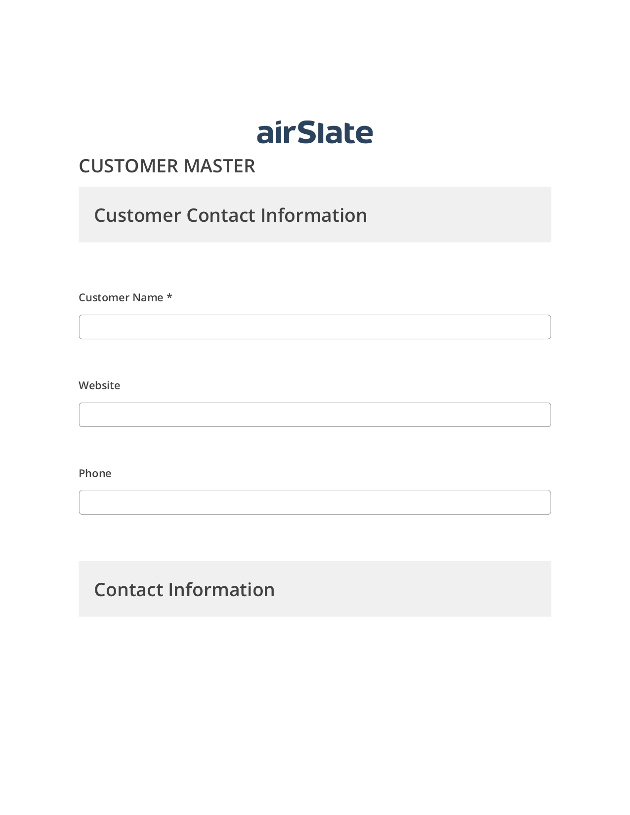 Customer Master Workflow Pre-fill from NetSuite Records Bot, Lock the Slate Bot, Export to Salesforce Bot