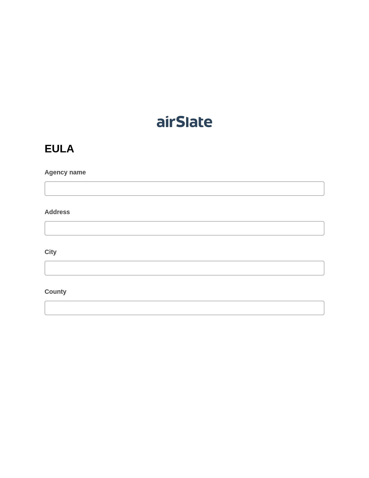 EULA Pre-fill from CSV File Dropdown Options Bot, Create slate bot, Export to Google Sheet Bot