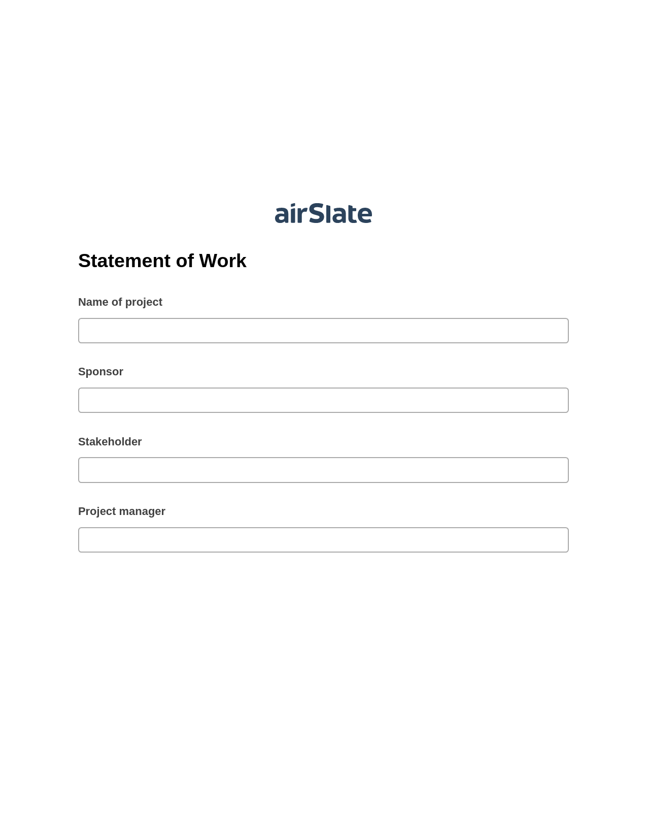 Statement of Work Pre-fill Dropdown from Airtable, Audit Trail Bot, Box Bot