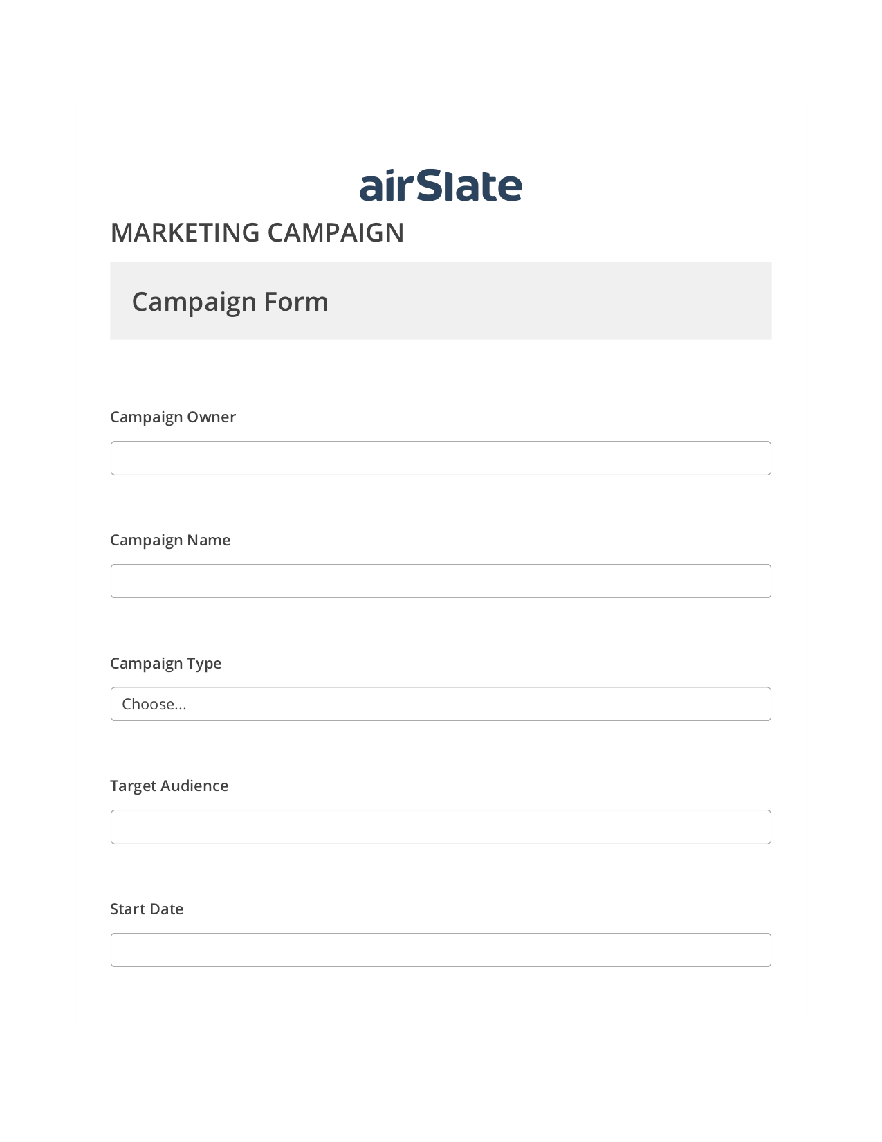 Marketing Campaign Flow Pre-fill from another Slate Bot