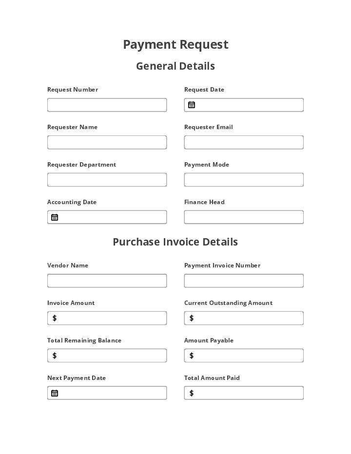Payment Request Flow for Jacksonville
