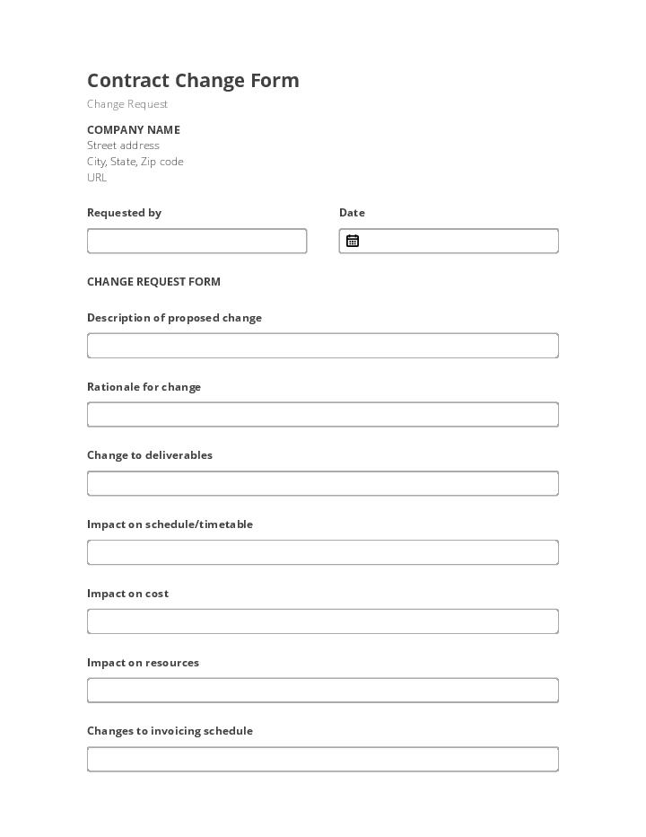 Use Hiboutik Bot for Automating contract change   Template