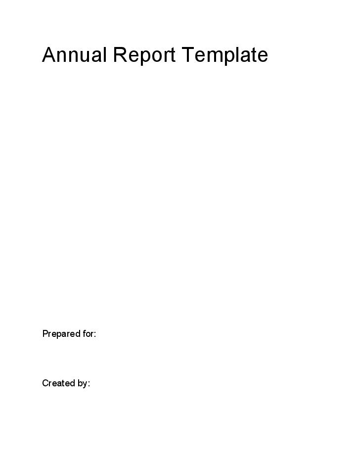 The Annual Report  - Foreign For Profit Corporation 