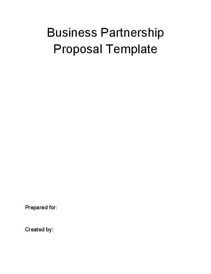 The Business Partnership Proposal Flow for Tennessee