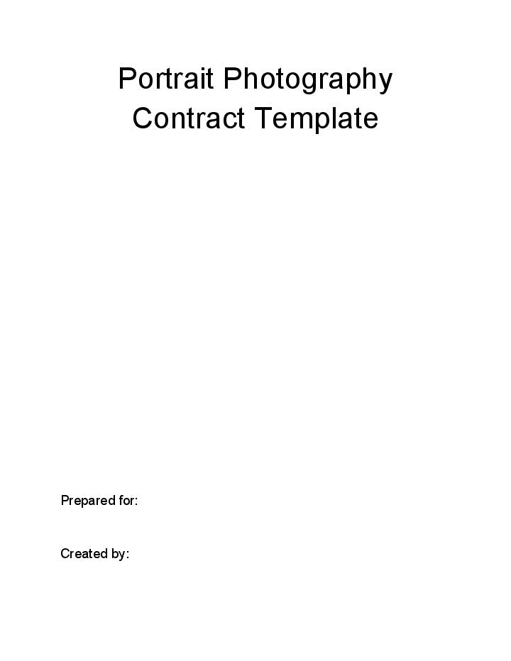 The Portrait Photography Contract 