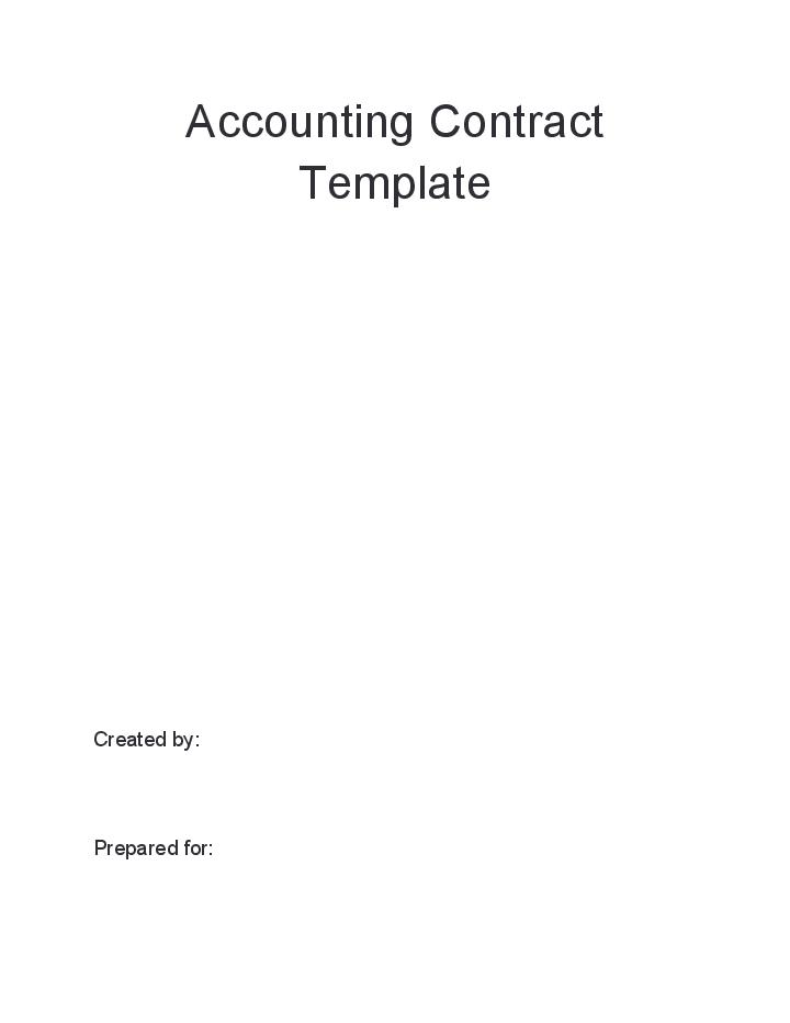The Accounting Contract 