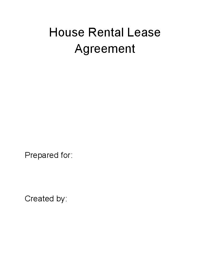 The House Rental Lease Agreement 