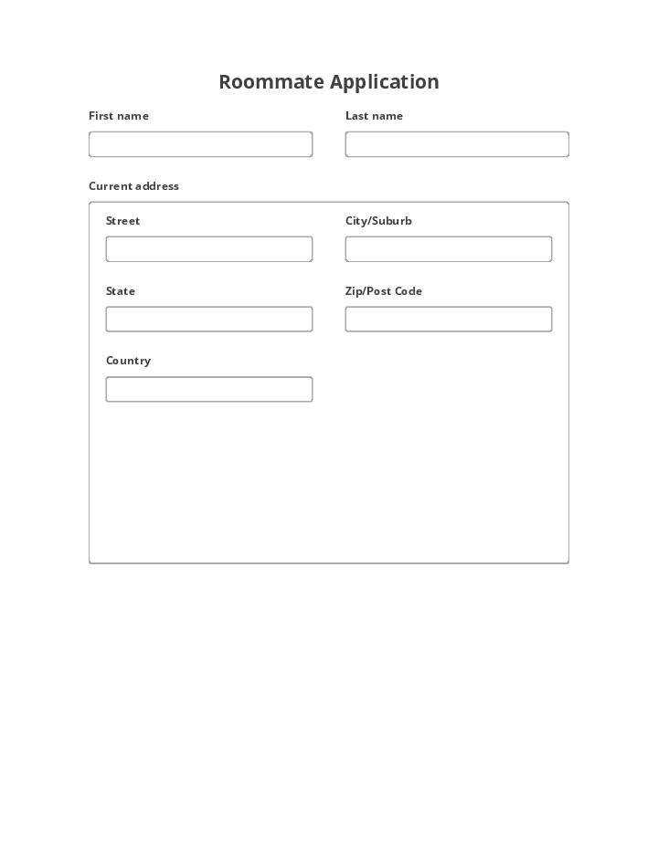 Automate roommate application Template using Crelate Bot
