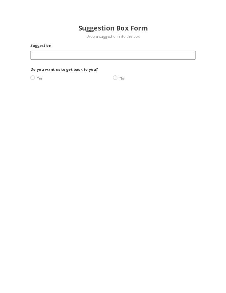Automate suggestion box Template using Google Groups Bot