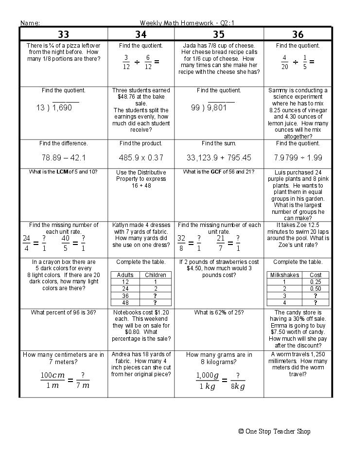 Weekly math review q2 1 answer key Flow Template
