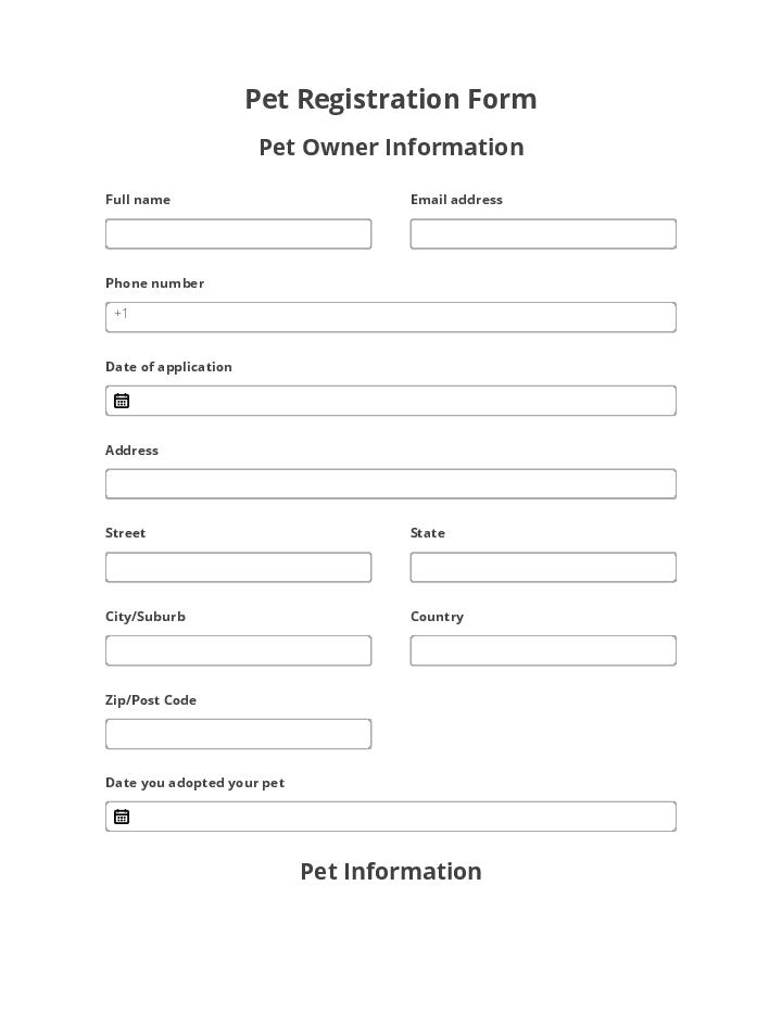 Pet Registration 