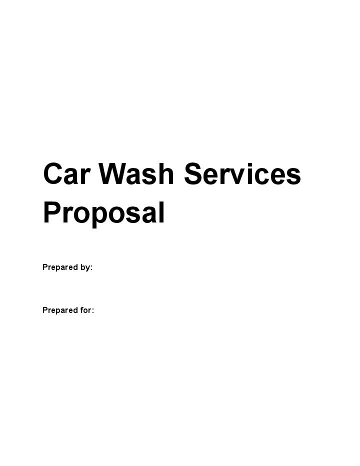 Car Wash Proposal 