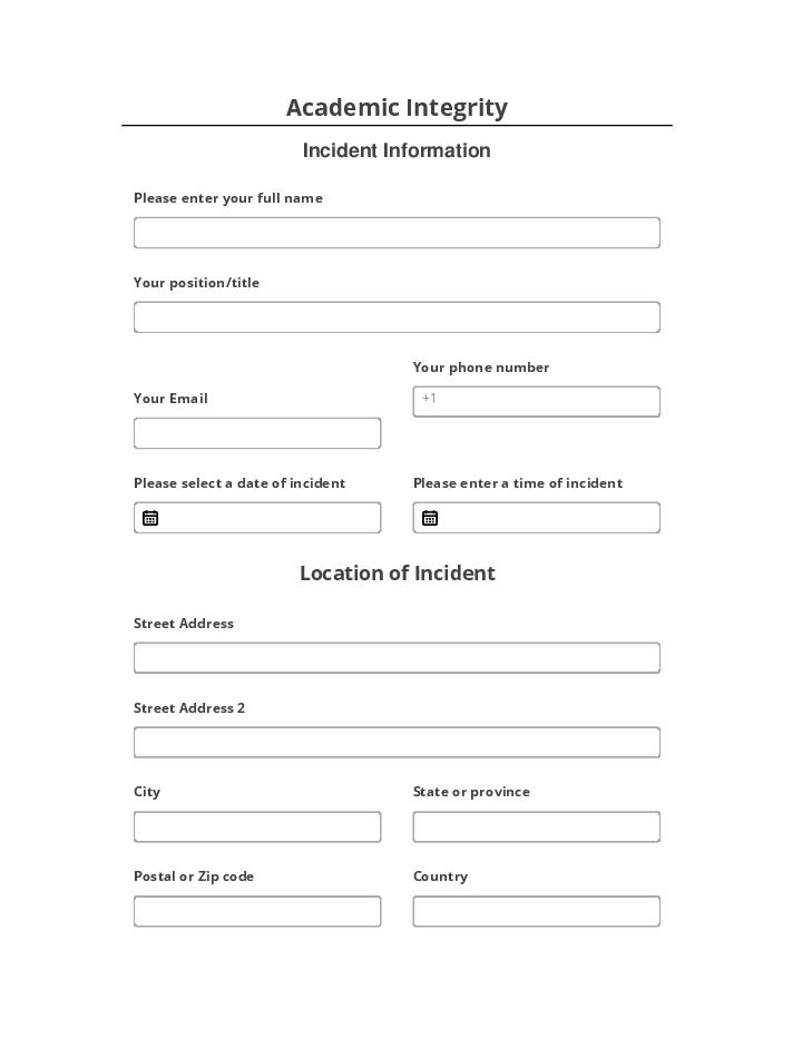 Use Gmail Bot for Automating academic integrity Template