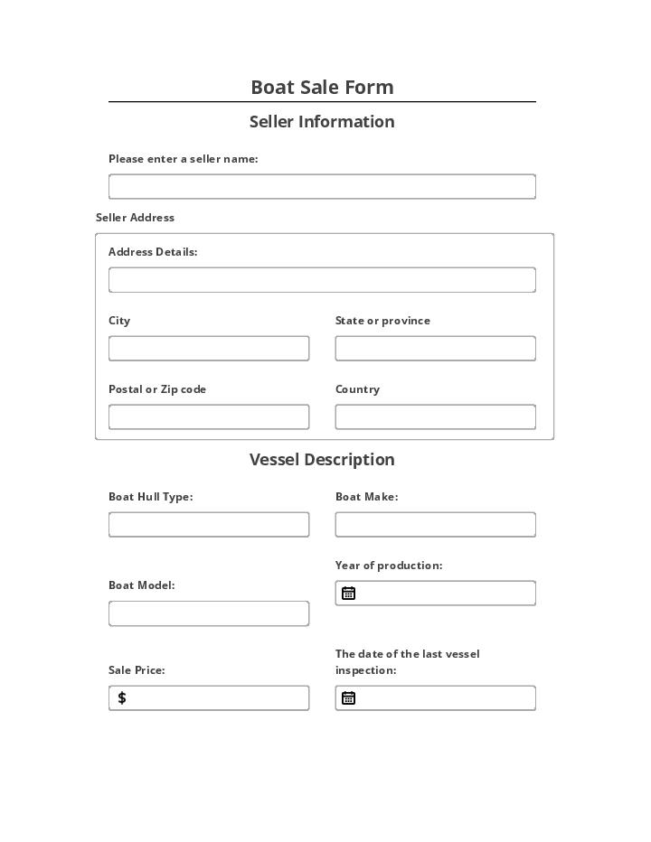 Use ReachMail Bot for Automating boat sale Template