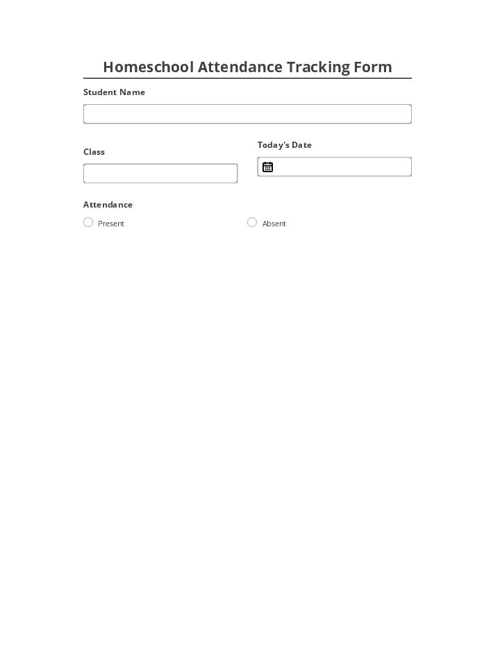 Use ReachMail Bot for Automating homeschool attendance tracking Template