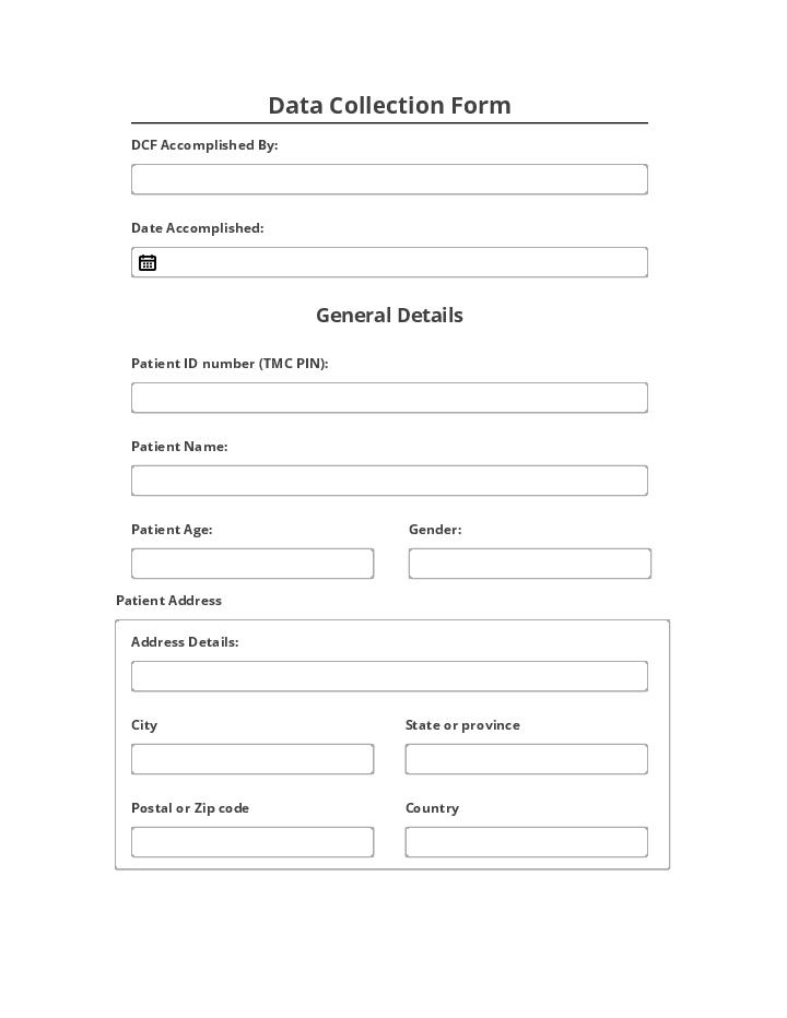 Automate data collection Template using uxpertise LMS Bot