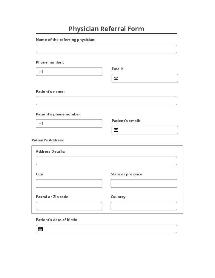 Automate physician referral Template using Microsoft Office 365 Bot