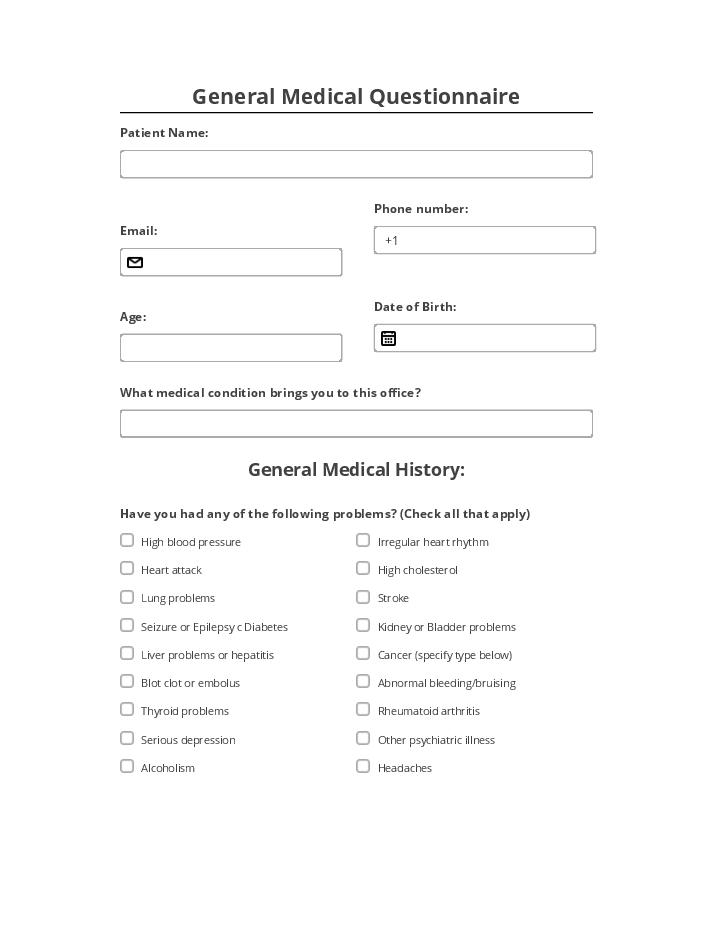General Medical Questionnaire