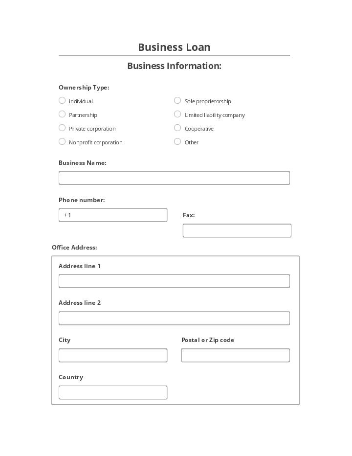 Use Pagewiz Bot for Automating business loan Template