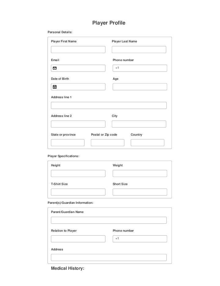 Automate player profile Template using ContractSafe Bot