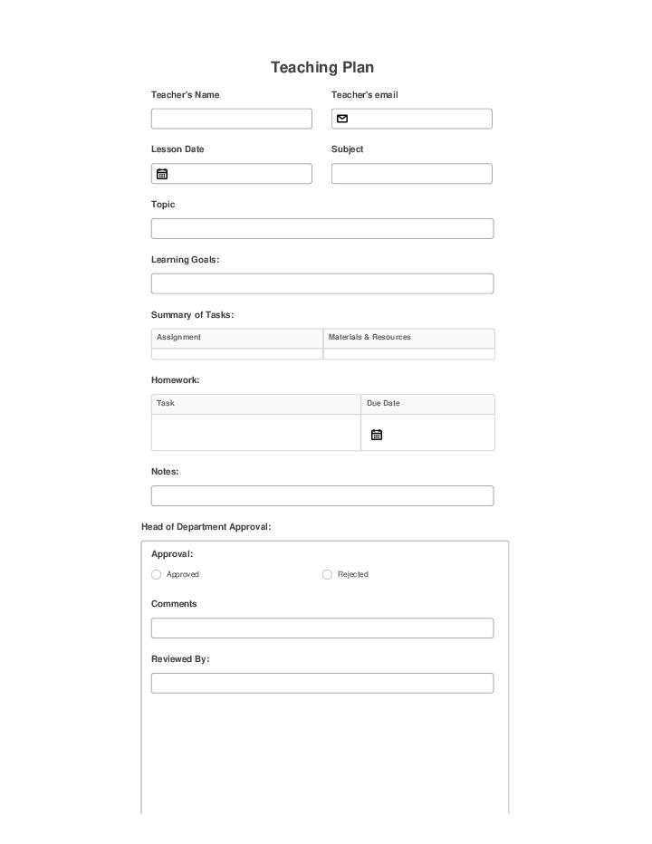 Automate teaching plan Template using Wave Cards Bot