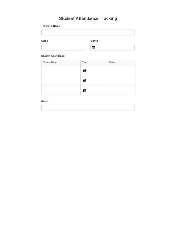 Automate student attendance tracking Template using Lime Cellular Bot