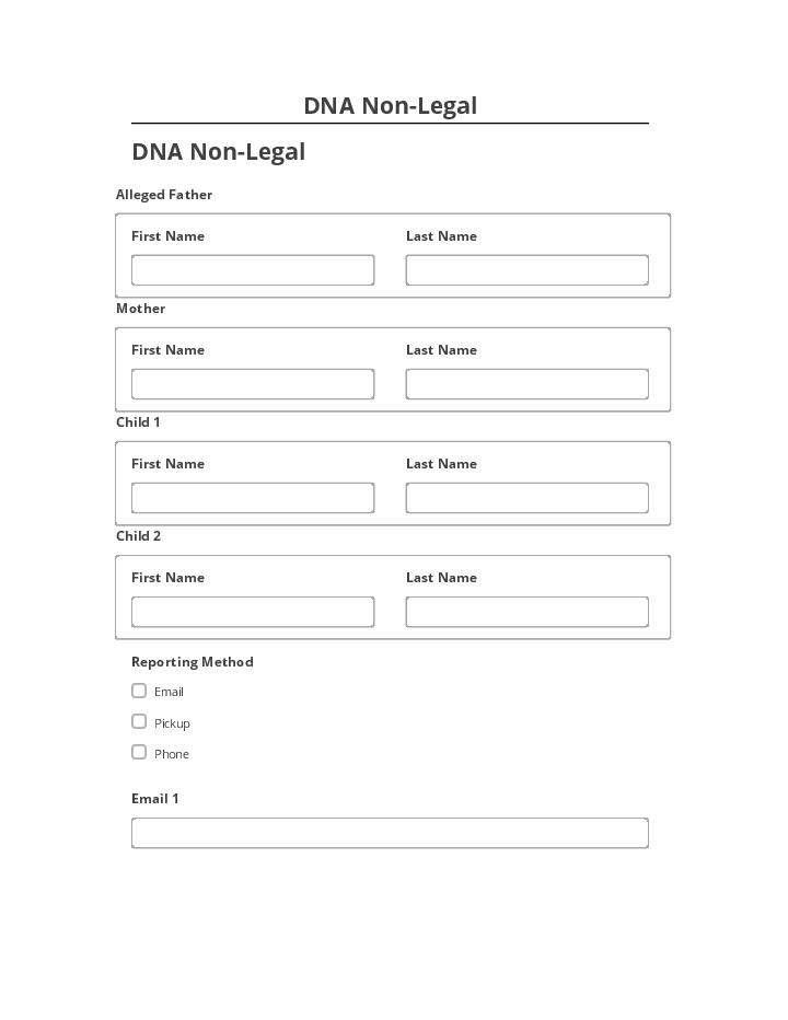 Extract DNA Non-Legal from Netsuite