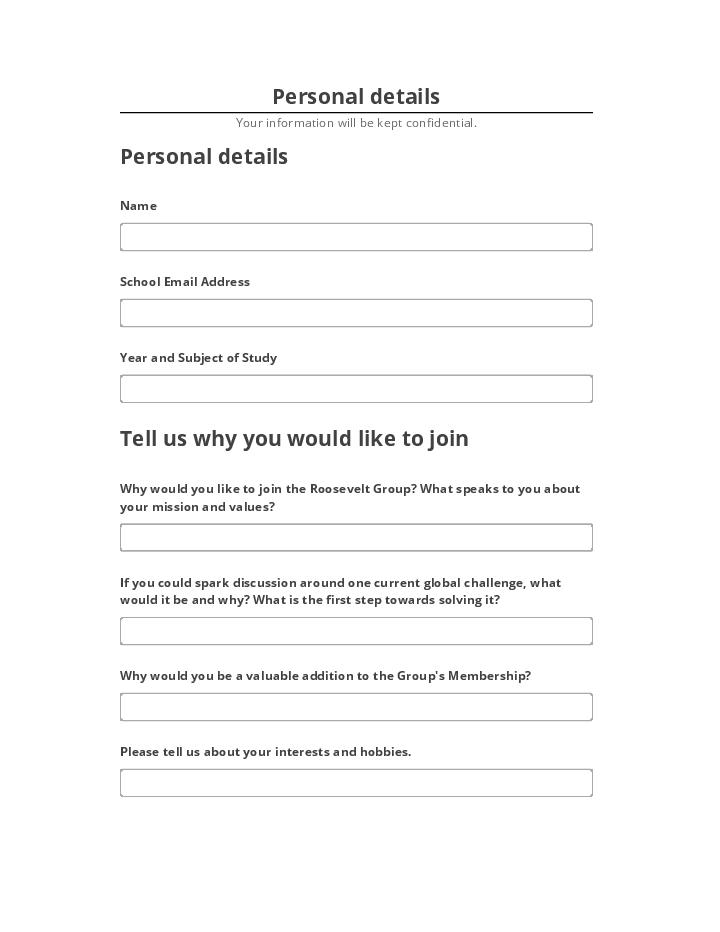 Extract Personal details from Netsuite