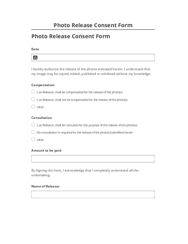 Extract Photo Release Consent Form from Microsoft Dynamics