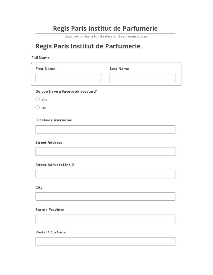 Integrate Regis Paris Institut de Parfumerie with Salesforce
