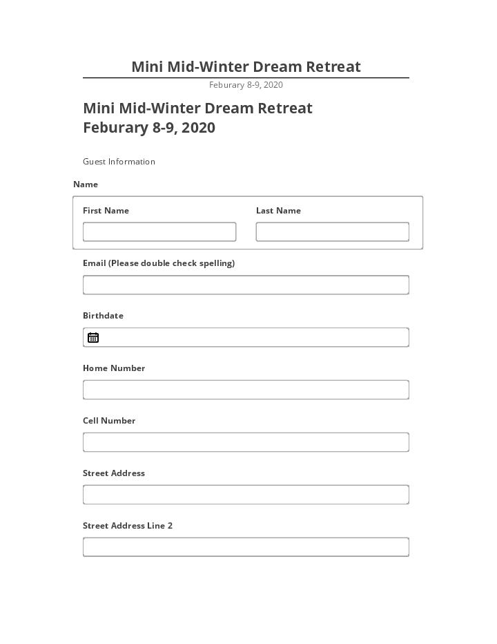 Synchronize Mini Mid-Winter Dream Retreat