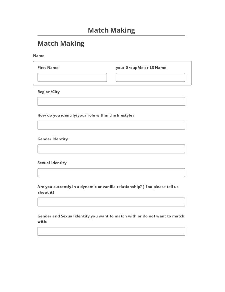 Manage Match Making in Netsuite