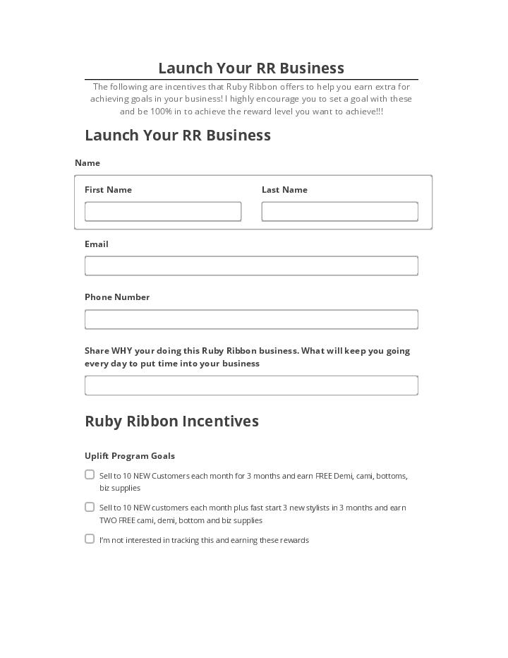 Arrange Launch Your RR Business in Salesforce