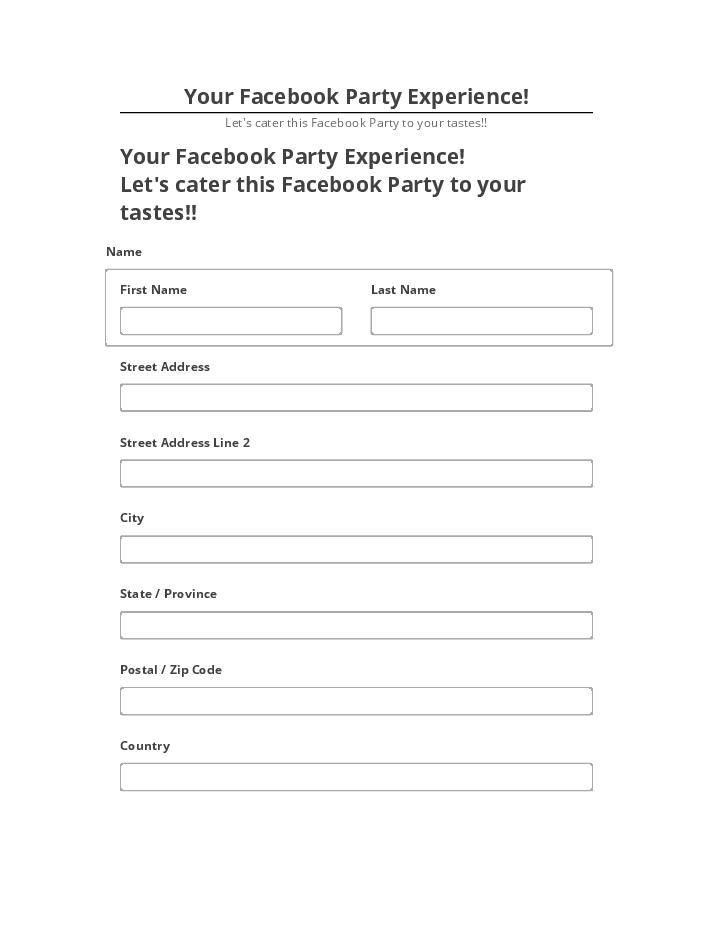 Archive Your Facebook Party Experience! to Netsuite