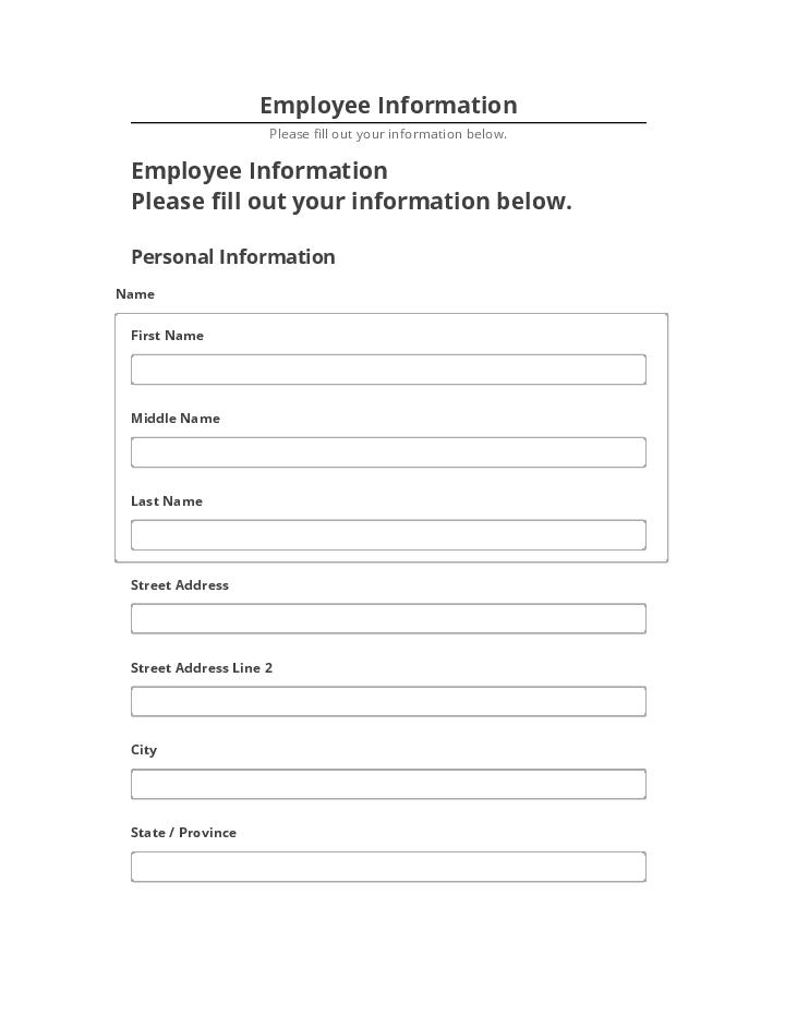 Extract Employee Information from Salesforce