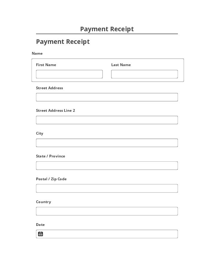 Incorporate Payment Receipt in Netsuite