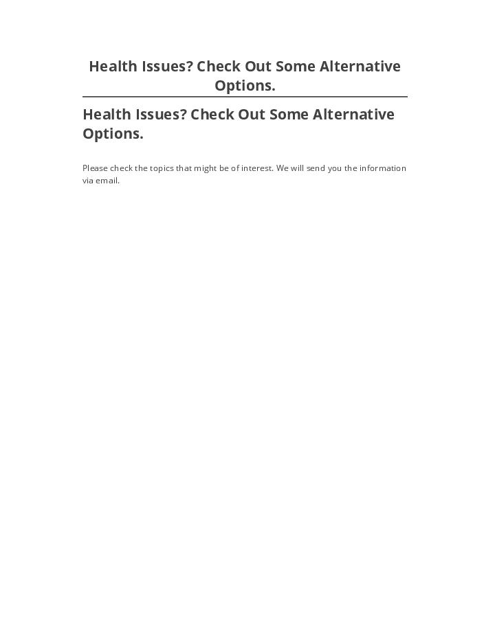 Incorporate Health Issues? Check Out Some Alternative Options. in Salesforce