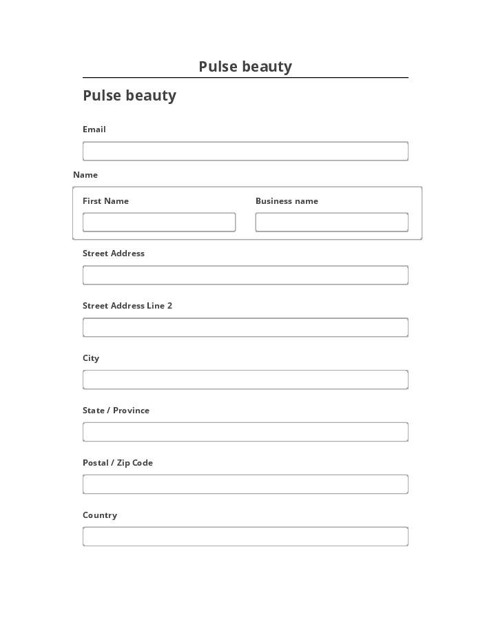 Synchronize Pulse beauty with Salesforce