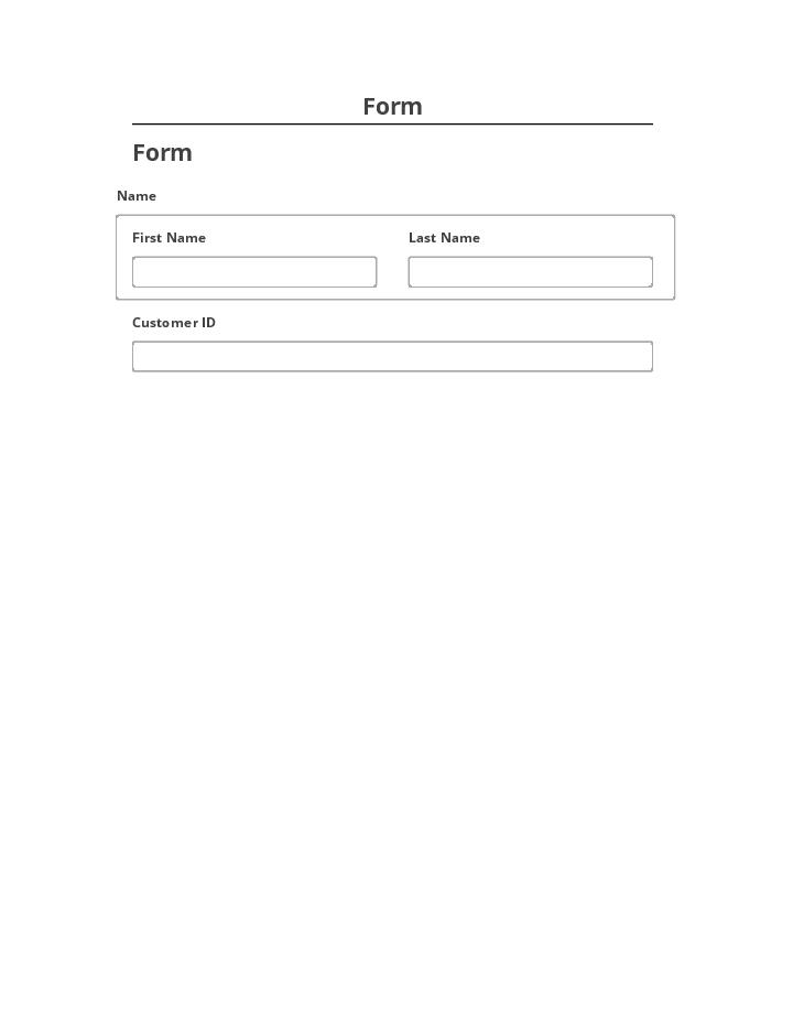 Incorporate Form in Microsoft Dynamics
