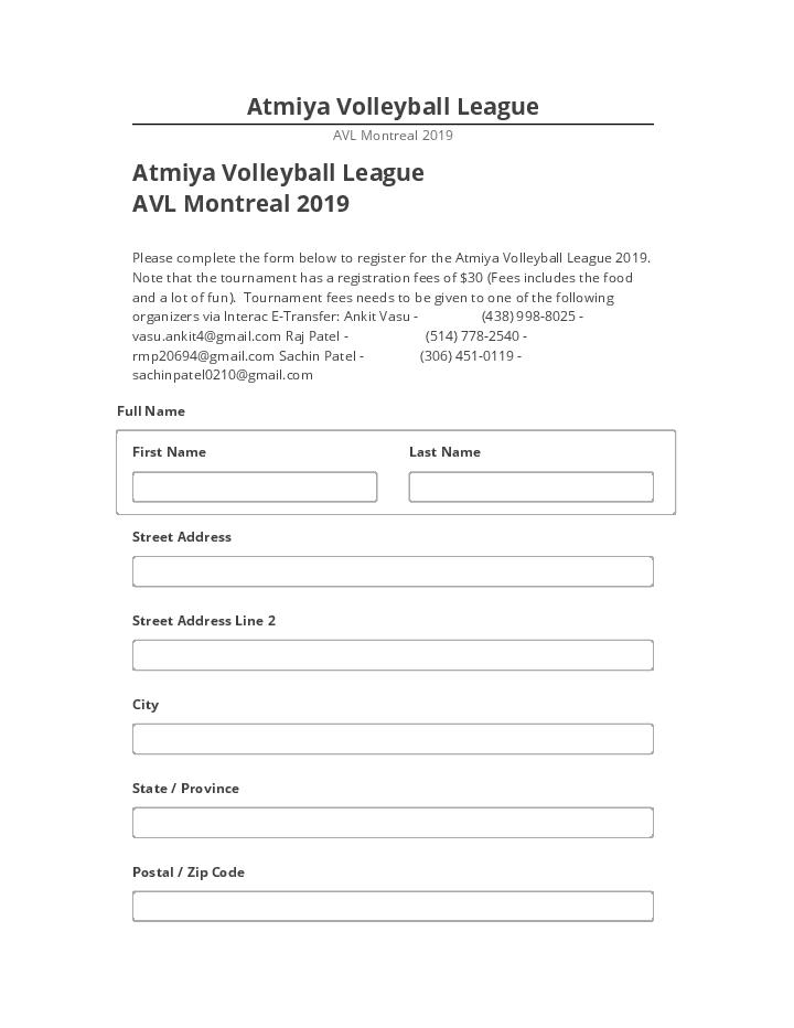 Update Atmiya Volleyball League