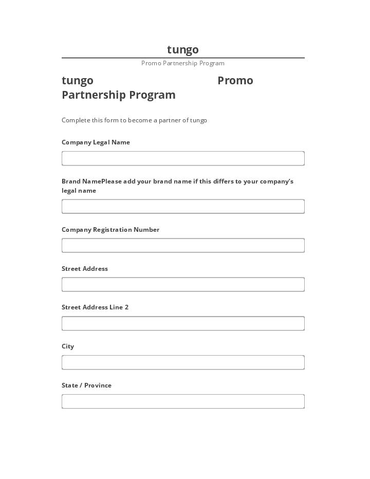 Integrate tungo with Salesforce