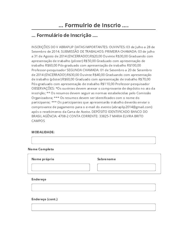 Archive ... Formulrio de Inscrio .... to Microsoft Dynamics