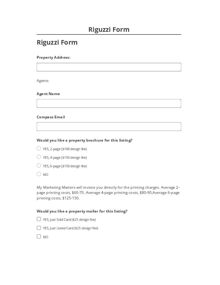 Pre-fill Riguzzi Form from Microsoft Dynamics