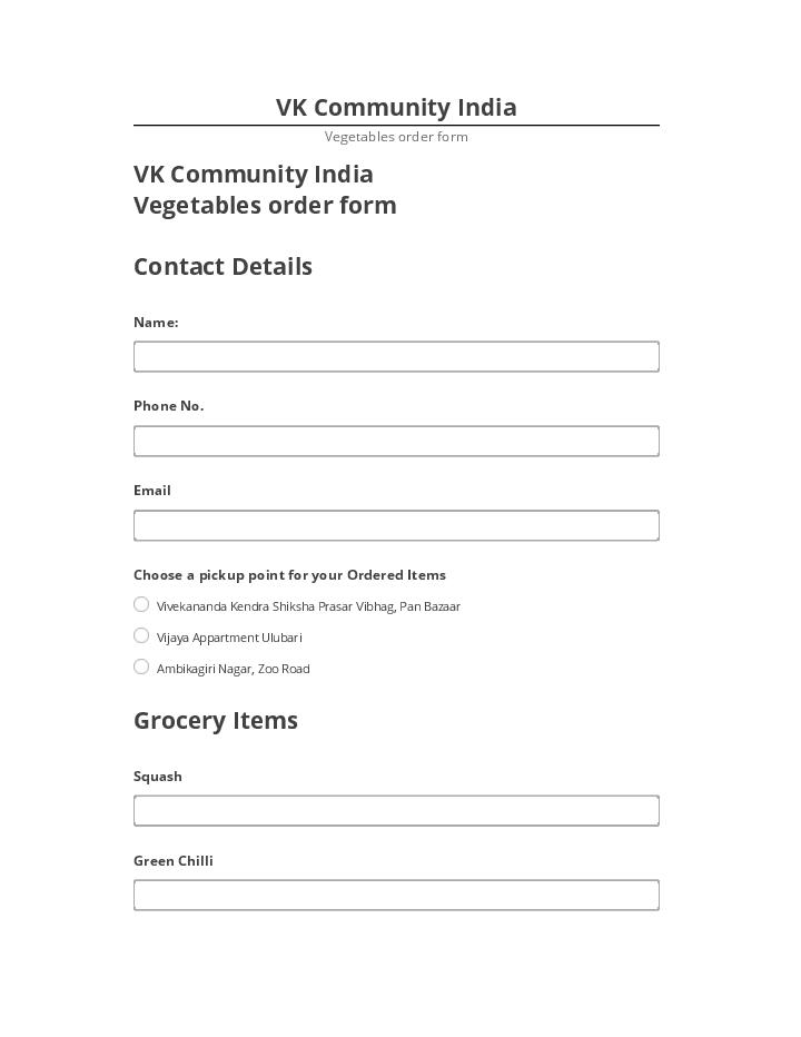 Integrate VK Community India with Netsuite