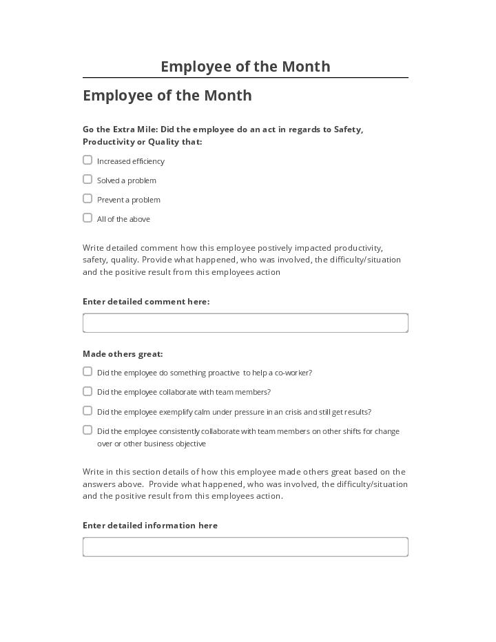 Export Employee of the Month
