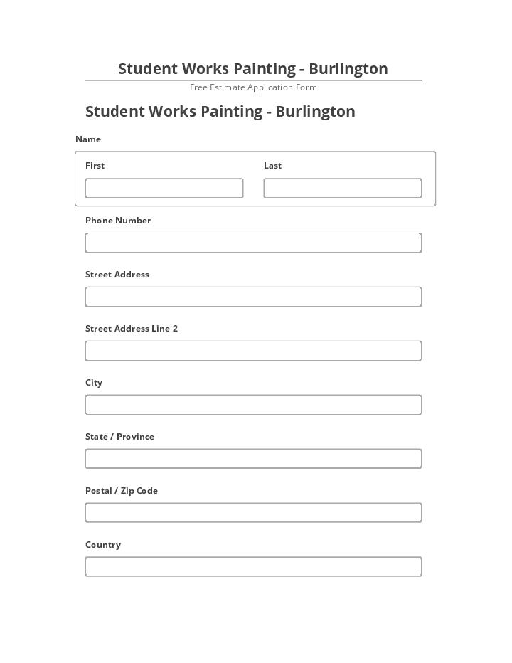 Automate Student Works Painting - Burlington in Microsoft Dynamics