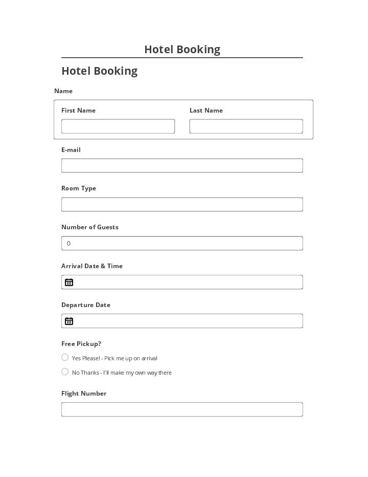 Pre-fill Hotel Booking from Salesforce