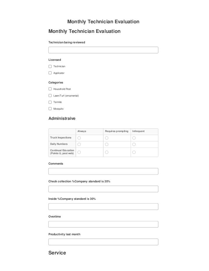 Automate Monthly Technician Evaluation in Netsuite