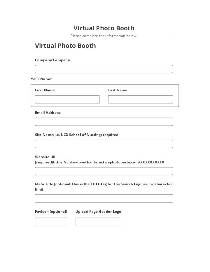 Pre-fill Virtual Photo Booth from Salesforce